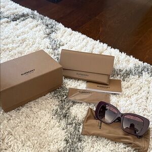 Burberry Tan Sunglasses with Case